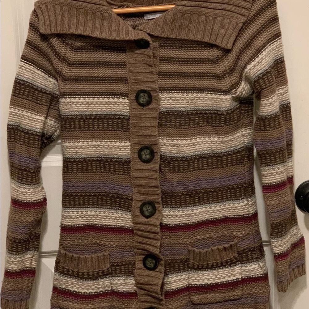 Old Navy Button Up Sweater Size Medium Gently Used